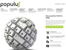 Tablet Screenshot of populuscms.com.au